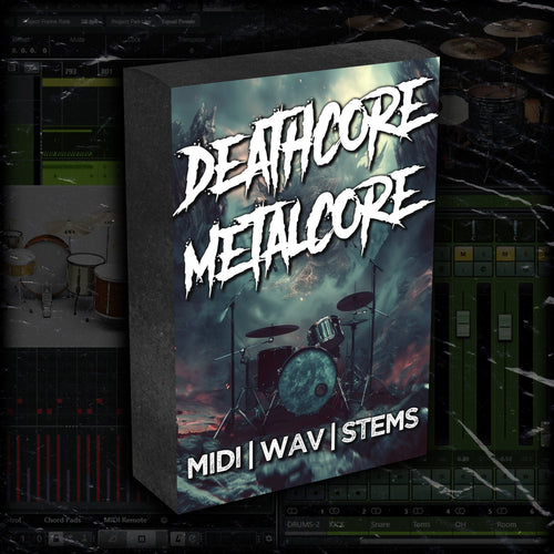 DEATHCORE / METALCORE 10 SONG DRUM MIDI PACK