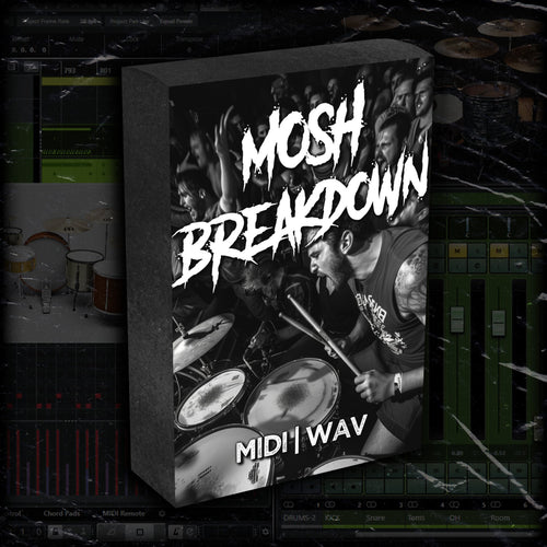 MOSH DRUMS 100+ BREAKDOWNS DRUM MIDI PACK