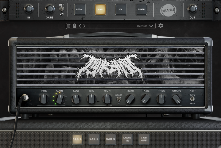 TYRANT amp sim plugin - SATN amp voicing, the second head on the AMP switch - Oracle Sound