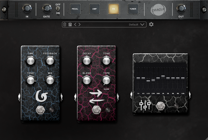 TYRANT amp sim plugin - delay, reverb and 10-band graphic EQ effects section - Oracle Sound