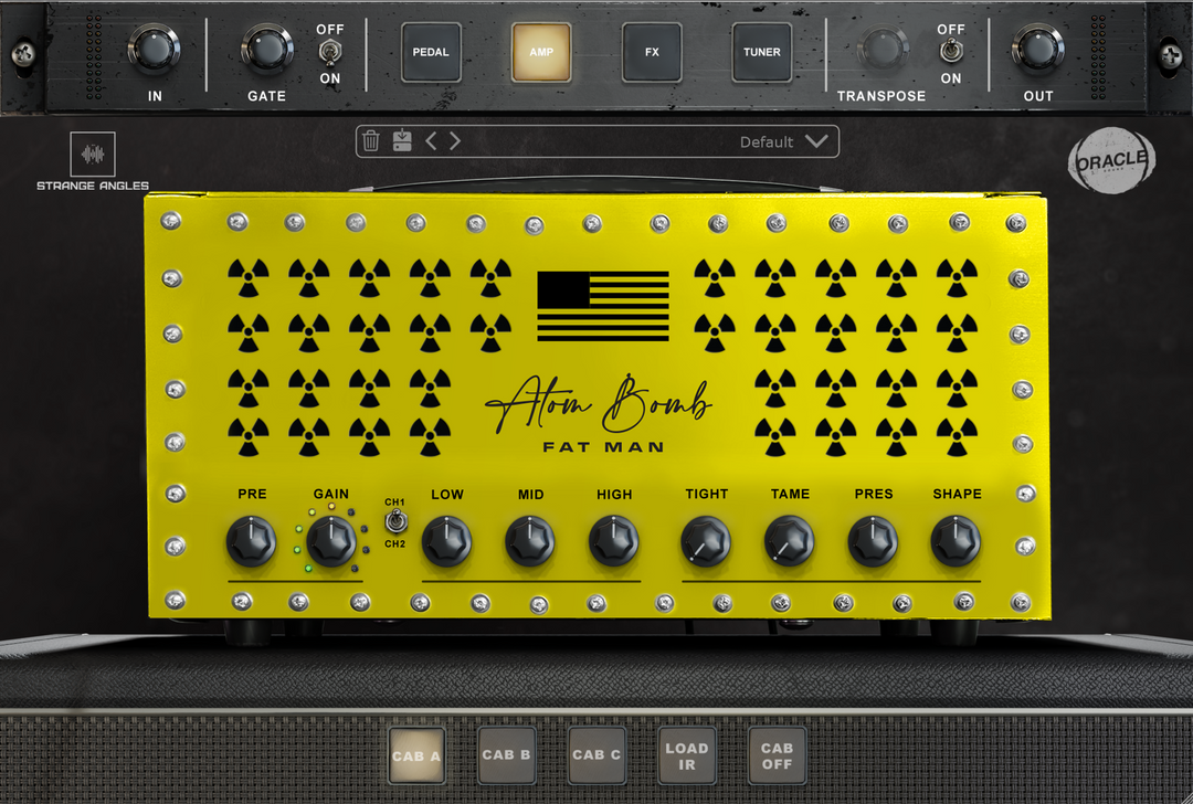 ATOM BOMB v2.5 second amp channel with gain, EQ, cabinets and transpose - Oracle Sound