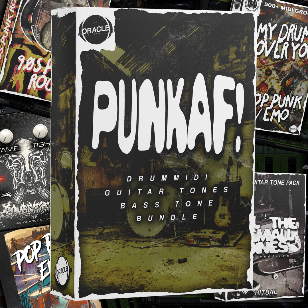 PUNKAF! Guitar Drums and Bass Bundle