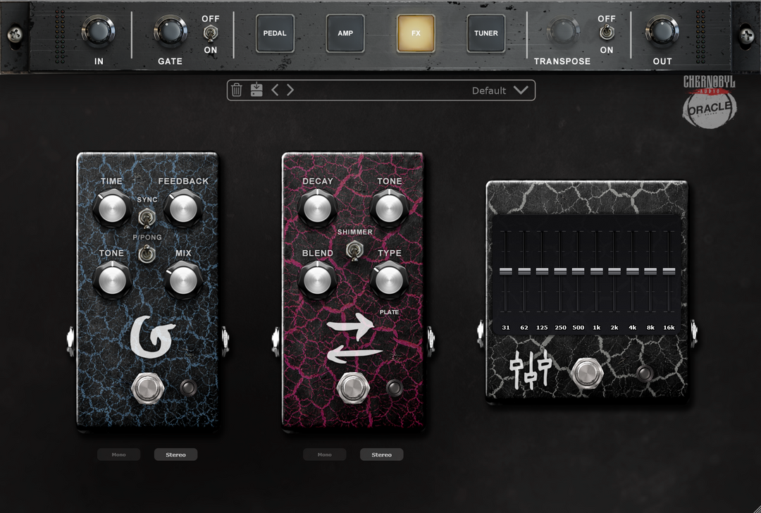 SVARTRUNA v2.5 ECHO delay, CHAMBER reverb with shimmer and CONTOUR graphic EQ - Oracle Sound