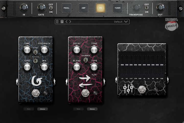 SVARTRUNA v2.5 ECHO delay, CHAMBER reverb with shimmer and CONTOUR graphic EQ - Oracle Sound